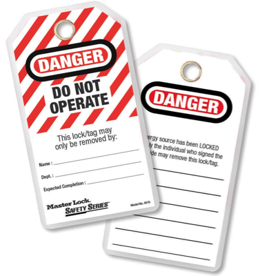 Safety Tag DANGER DO NOT OPERATE 12PC/PACK 497A
